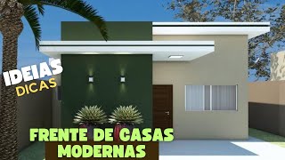 40 IDEIAS PARA FACHADAS DE CASAS SIMPLES E MODERNAS [upl. by Reiser334]