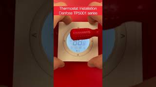 Thermostat Danfoss TP5001 Installation danfoss electrical thermostats [upl. by Amirak]