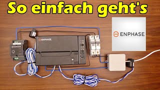 Enphase PV Anlage total einfach bauen und und einrichten Einfacher geht es nicht [upl. by Einniw]