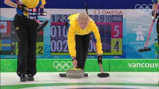 Canada vs Sweden  Womens Curling Gold Medal Match Highlights  Vancouver 2010 Olympics [upl. by Weinstein]