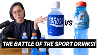 Pocari Sweat VS Gatorade  Sports Dietitian shares kung ano mas effective [upl. by Leonteen474]