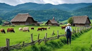 Romania  Village Life in Maramures and the Steam Train the Mocanita [upl. by Suiluj]