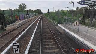 SBahn Berlin  Führerstandsmitfahrt Lichtenrade  Anhalter Bahnhof S2 Bauzustand [upl. by Nosloc]