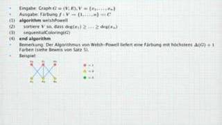 Graphen amp Algorithmen Kapitel 8  Färbungsprobleme 4 [upl. by Ebeneser]