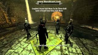 Skyrim Q Under New Management Thieves Guild Ending [upl. by Farhi]