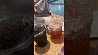 TRYING ICED KOREAN DRINK kpop magnetic korean koreandrink korea oseyo koreancuisine [upl. by Erastes923]