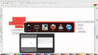 how to demo of sozi inkscape and freeplane in action alternative to Prezi [upl. by Elfrida]