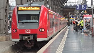 Br 425 031 Mitfahrt S7 BahnstreckeFrankfurtMainHbf–Riedstadt Goddelau die SBahn Rhein Main 👍🤩 [upl. by Hibben]