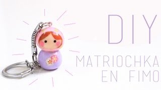 DIY  Matriochka en Fimo Kawaii  Chibi  Polymer Clay Matryoshka English subs [upl. by Savannah]