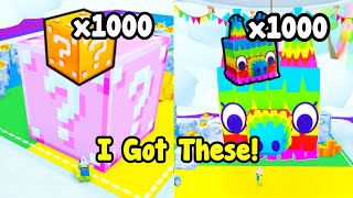 I Broke 1000 Pinata And Lucky Block To Get These In Pet Simulator 99 [upl. by Ransome]