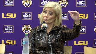 LSU Kim Mulkey WIN over Troy postgame press conference plus Aneesah Morrow and Jersey Wolfenbarger [upl. by Thant]