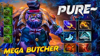 ▶ Pure Pudge Off Lane 734e 10718  Inmortal Top 19 Game Play Dota 2 [upl. by Godderd452]