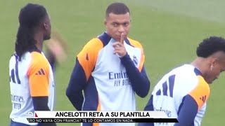 ANCELOTTI RETA A SU PLANTILLA [upl. by Abrahan]