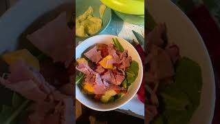 Romaine lettuce from garden and tomato I made a salad real quick [upl. by Tsirc]