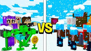 МАЙНКРАФТ НО ЗИМНИЕ РАСТЕНИЯ ПРОТИВ ЗОМБИ ЕНОТИК ФИАЛКА И НУБИК PVZ MINECRAFT [upl. by Eisaj439]