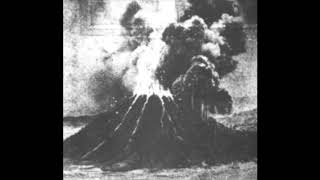 Krakatoa Eruption Real Sound 1883 [upl. by Ogir]