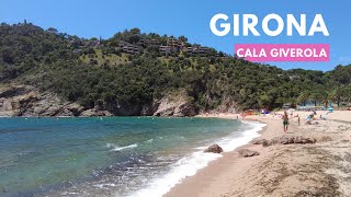 Girona Beach Walk 2023  Cala Giverola  SPAIN [upl. by Zingale119]