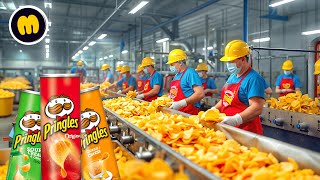 How Pringles Are Made In Factory  Pringles Factory Process [upl. by Yared]