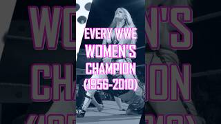 Every WWE Womens Champion 19562010 WWE WomensTitle [upl. by Nibot70]