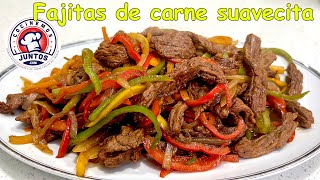 Fajitas de carne de res jugosas y deliciosas [upl. by Weber85]