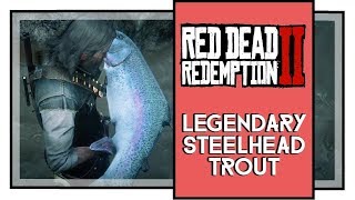 Legendary Steelhead Trout Location amp Catch Guide RDR2 [upl. by Llerrac]