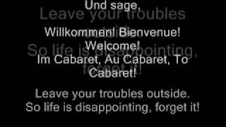 Wilkommen  Cabaret the Movie [upl. by Sandra]