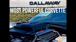 Most Powerful Corvette ever offered with full GM warranty is the Callaway SC757 Z06 [upl. by Caroline]