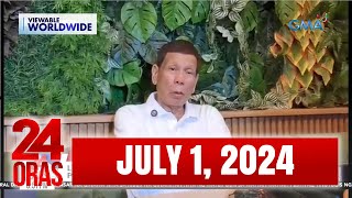 24 Oras Express July 1 2024 HD [upl. by Heddi]