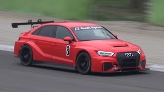 2017 Audi RS3 LMS TCR  20 TFSI Sound On Track [upl. by Ayikal112]