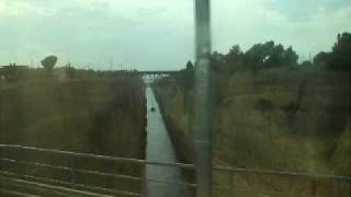 Crossing the Corinth Canal [upl. by Ailana]