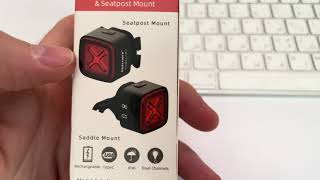 Распаковка  ENFITNIX CUBELITEIll  SMART BICYCLE TAIL LIGHT [upl. by Joappa328]