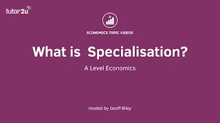 What is Specialisation [upl. by Elleirbag]