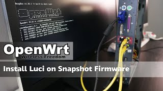 OpenWRT  Install LuCi on Snapshot Firmware  Raspberry Pi 4 [upl. by Aretina740]