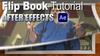 3D Flip Book Effect Tutorial Make a Flipbook Animation  After Effects [upl. by Sammer554]