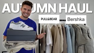 HUGE Autumn TryOn Clothing Haul  Bershka PullampBear New Balance [upl. by Ynnek]