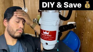 How to Replace Leaky Garbage Disposal DIY Home Repair Kitchen Sink Disposer [upl. by Ecnal23]