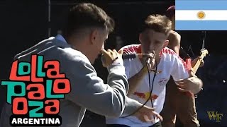 WOS ACRU SUPER FREESTYLE EN EL LOLLAPALOOZA [upl. by Eileme]