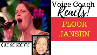 Voice Coach Reacts  Floor Jansen  Que Se Siente  Beste Zangers 2019 [upl. by Eimia294]