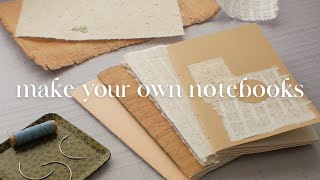 My favourite stitches for soft cover journals ✦ beginner bookbinding tutorial [upl. by Nerdna352]