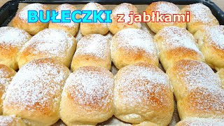 Pyszne domowe bułeczki z jabłkami jak u babci 👌 prosta przekąska lub deser do kawy 👍 drożdżówki [upl. by Ayenat114]