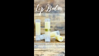 DIY Lip Balm Quick amp Easy Only 3 Ingredients [upl. by Hodosh12]