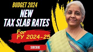 New Income Tax Slab 202425  Tax Slab Rate for AY 202425  Income Tax Slab 202425 [upl. by Yrakcaz307]