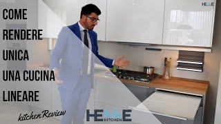 Come Arredare una Cucina Moderna Lineare Senza Rinunciare a Nulla  Kitchen Review [upl. by Irene418]