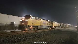 3924 Pre UPs Robertsons Ready Mix Rock Train hauls EB through Mission Mill Rd [upl. by Ner713]