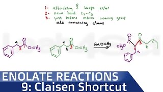 Claisen Condensation Product Shortcut by Leah4sci [upl. by Marlee]