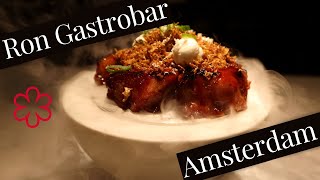 Eating at Ron Gastrobar Amsterdam Michelin Starred Comfort Food [upl. by Jillie743]