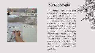 Resumo 751072 Germinação de Anadenanthera colubrina Vell Brenan em condições de salinidade [upl. by Aeila]