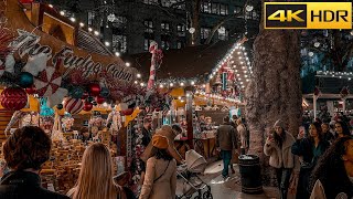 🎅🏼 Londons First Christmas Markets of 2024 🎄Leicester Square and Southbank Markets 4K HDR [upl. by Draner]