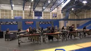 Jeffersonville Winter Percussion Ensemble Franklin Central Feb 13 2021 [upl. by Ainyt]