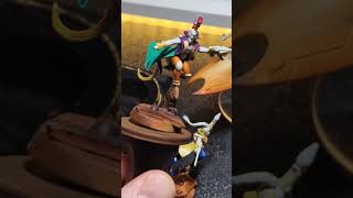 harlequin harlequins40k voidweaver starweaver skyweaver airbrushing paintingwarhammer wh40k [upl. by Annauqaj]